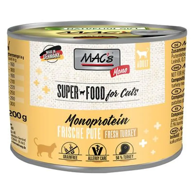 MAC's Cat Mono Sensitive 6 x 200g - Lamb