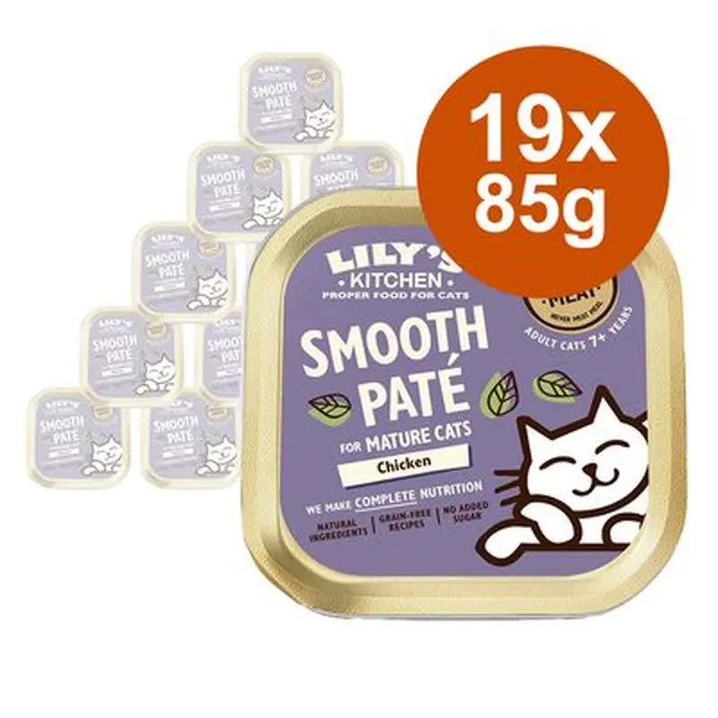 Lily's Kitchen Senior Smooth Pat Selection 19 x 85g - Chicken