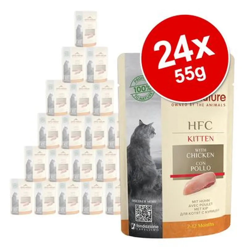 Almo Nature HFC Kitten Saver Pack 24 x 55g - Chicken