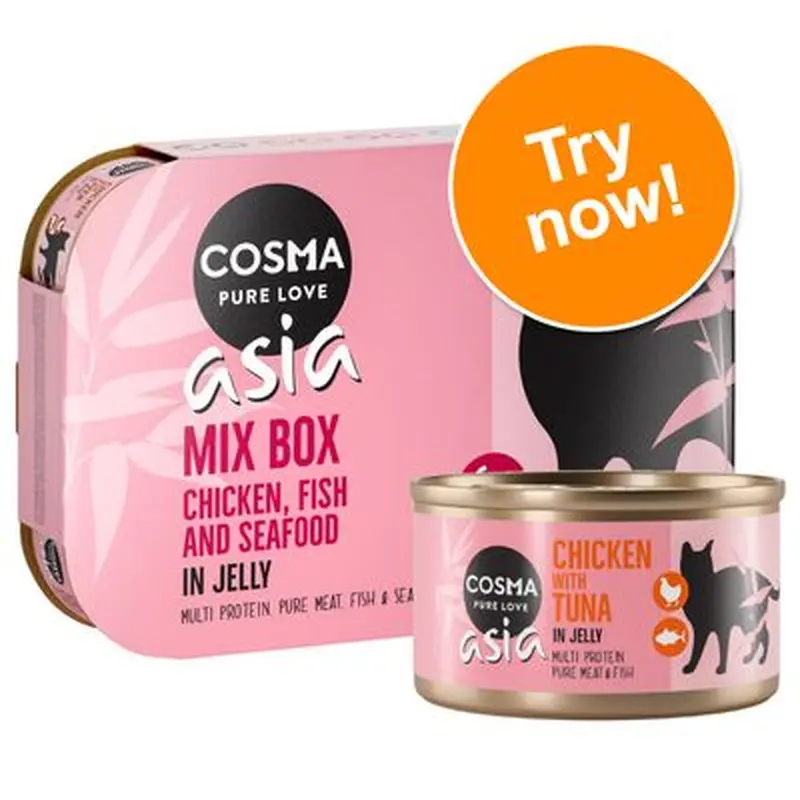 Cosma Asia in Jelly Mixed Trial Packs - 6 x 170g Mixed Pack Fruits (3 Varieties)