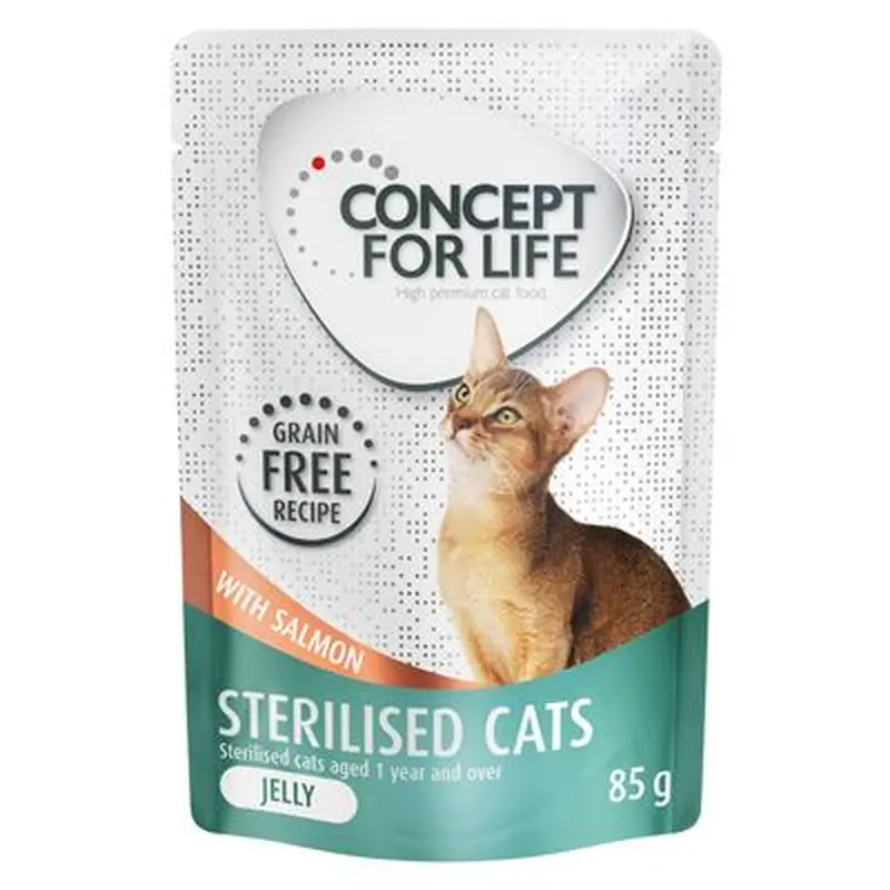 12 x 85g Concept for Life Wet Cat Food  Special Price! * - All Cats 10+  in Gravy (12 x 85g)