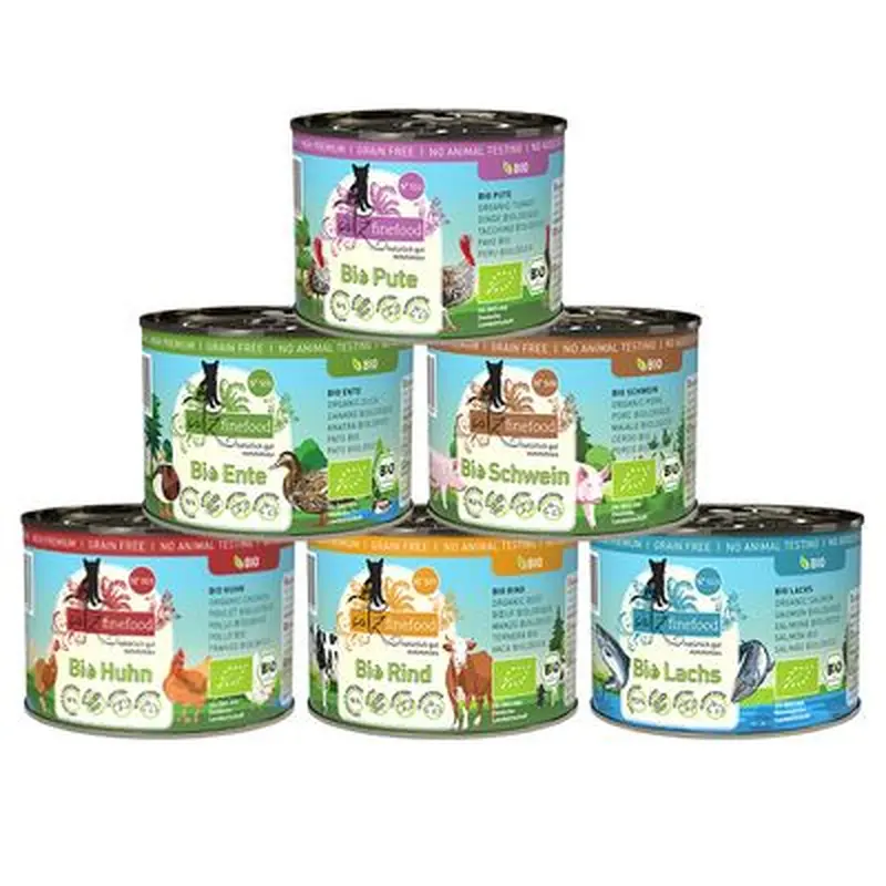 catz finefood Organic Mixed Trial Packs - Mixed Trial Pack: 6 Varieties (6 x 85g)