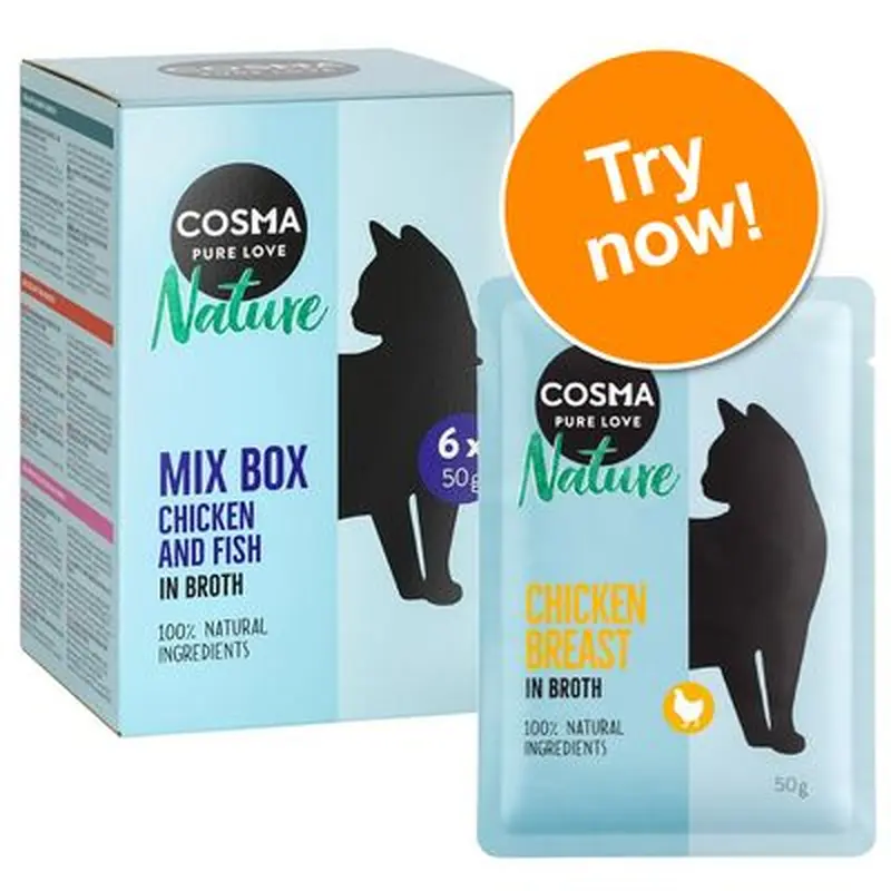 Cosma Nature Pouches Mixed Trial Pack - 6 x 50g