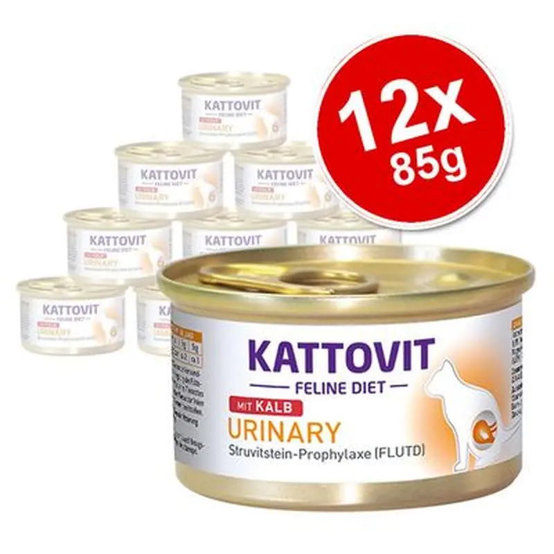 Kattovit Urinary 12 x 85g - Veal