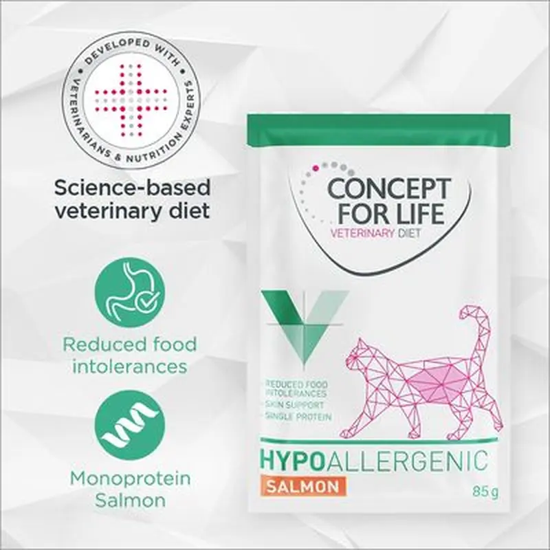 Concept for Life Veterinary Diet Hypoallergenic - Salmon - 48 x 85g