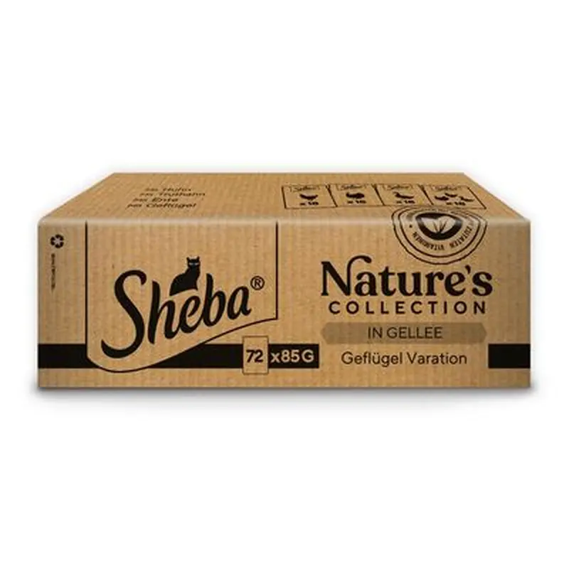 Sheba Nature's Collection 72 x 85g - Poultry variation in jelly