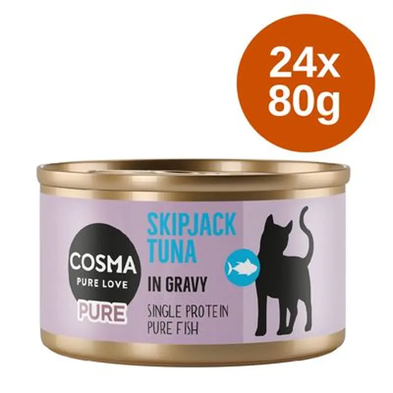 Cosma Pure Saver Pack 24 x 80g - Mixed Pack (3 Varieties)