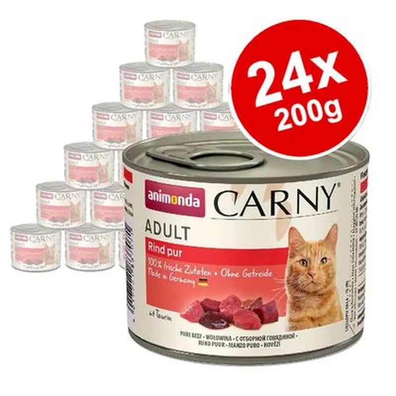 animonda Carny Adult Saver Pack 24 x 200g - Turkey & Chicken Liver