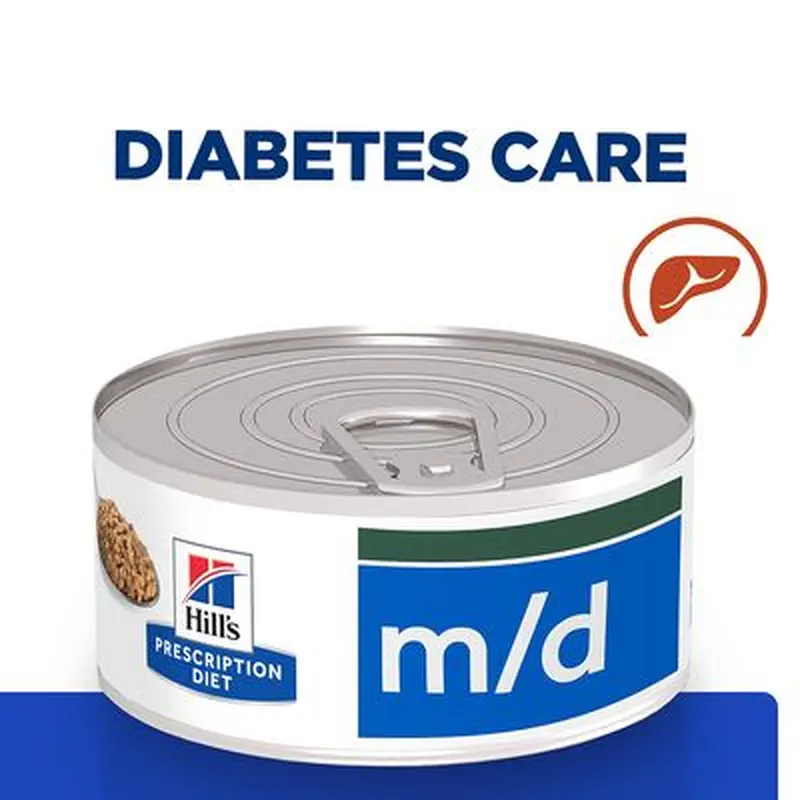 Hill's Prescription Diet Feline m/d Diabetes/Weight Management - 12 x 156g Cans