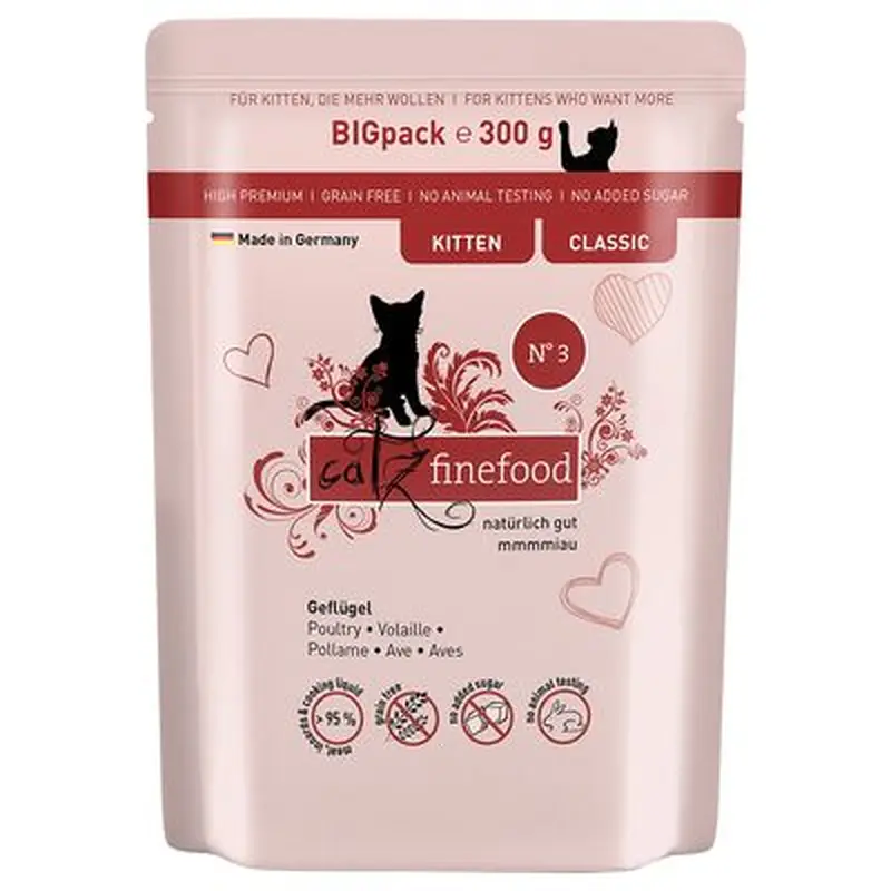 catz finefood Kitten 6 x 300g - Poultry