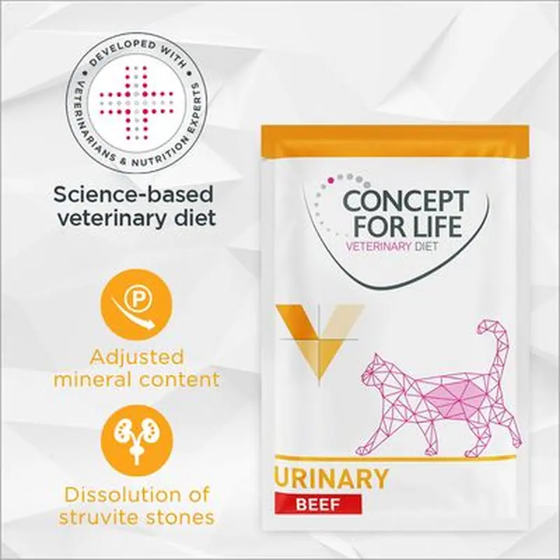 Concept for Life Veterinary Diet Urinary - Beef - 24 x 85g