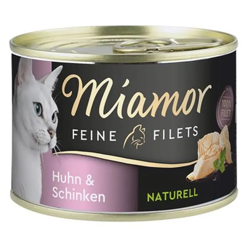 Miamor Fine Fillets Naturelle 6 x 156g - Chicken