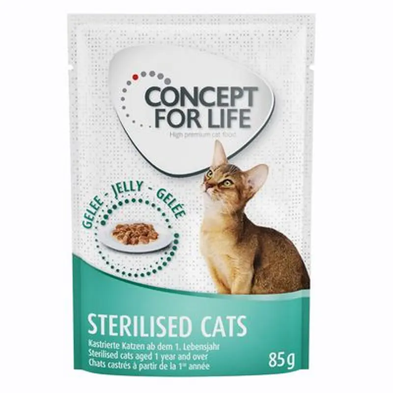 Concept for Life Sterilised Cats  in Jelly - 24 x 85g