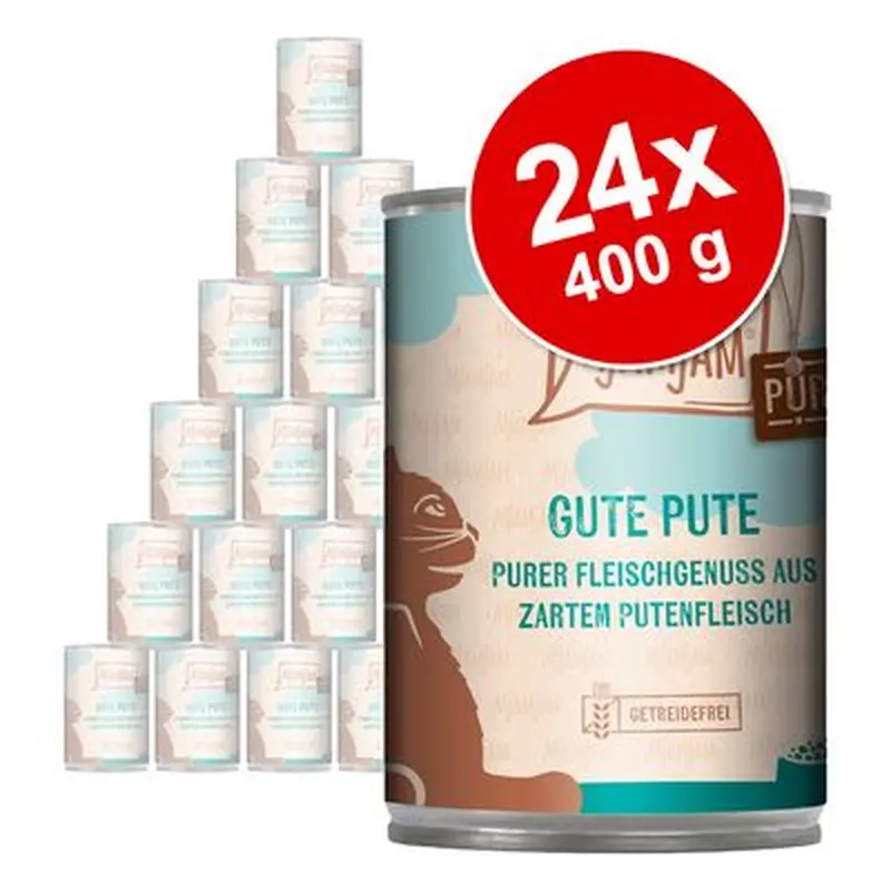 MjAMjAM Pure Meat Pleasure Saver Pack 24 x 400g - Beef