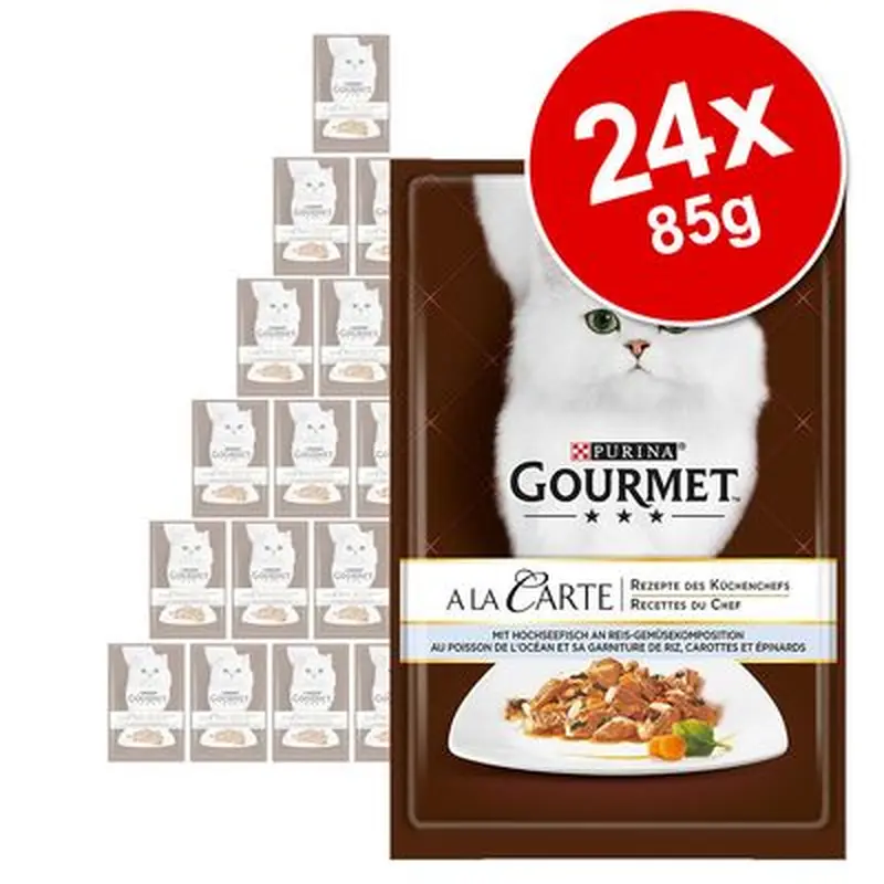 Gourmet A la Carte Saver Pack 24 x 85g - Trout with Finest Vegetables