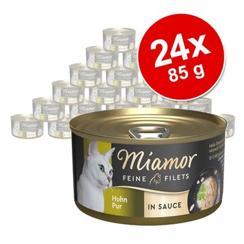 Miamor Fine Fillets in Sauce 24 x 85 g - Chicken & tuna