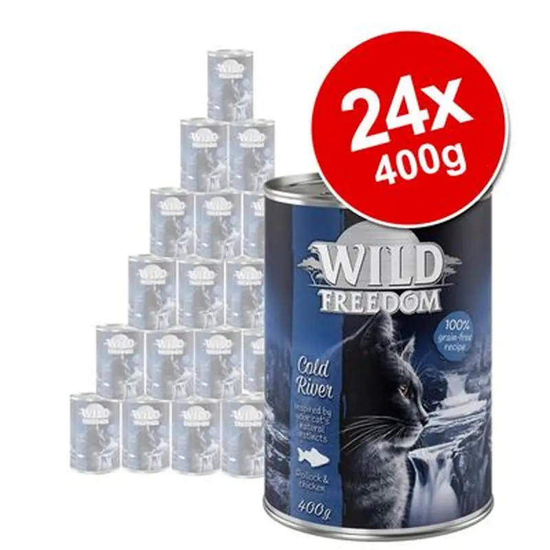Wild Freedom Adult Saver Pack 24 x 400g - Wild Hills - Duck & Chicken