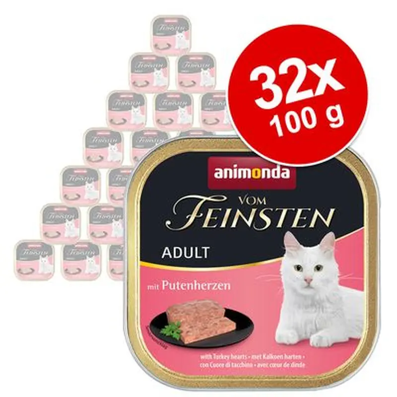 Megapack animonda vom Feinsten Adult 32 x 100g - Beef, Chicken Breast & Herbs