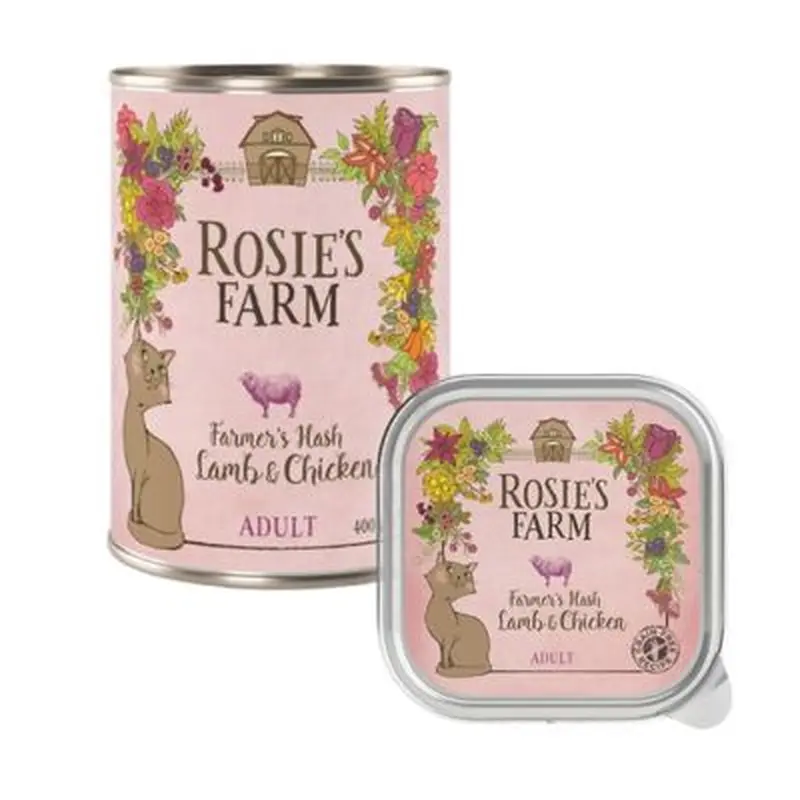 Rosie's Farm Adult Farmer's Hash with Lamb & Chicken - 6 x 400g (cans)