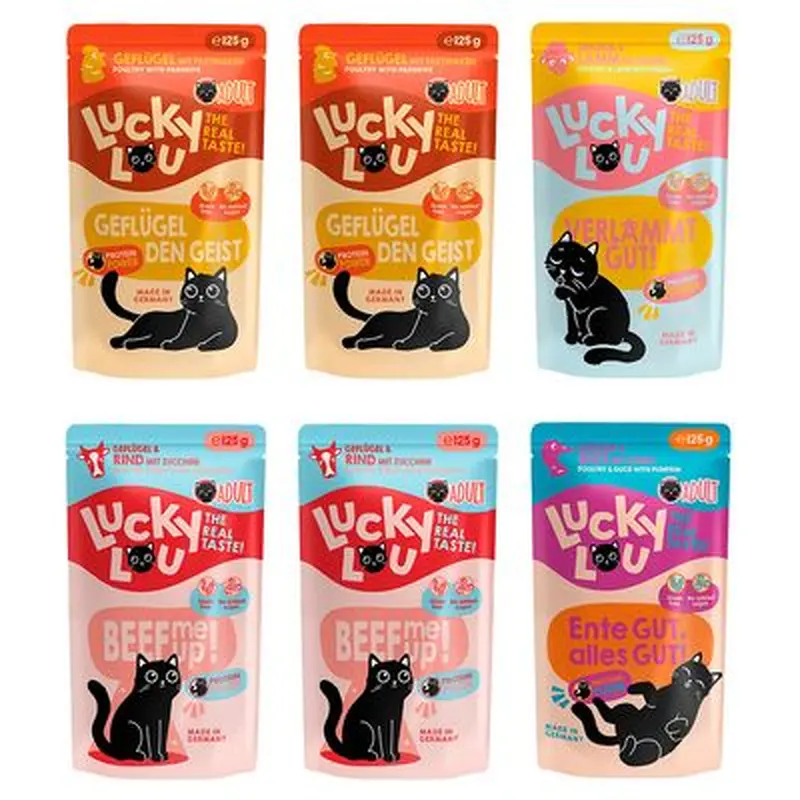 Lucky Lou Adult Tasting Mix 6 x 125 g - Game mix