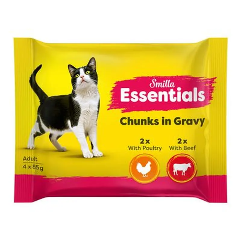 Smilla Essentials Pouches Chunks in Gravy - Jumbo Pack: 112 x 85g