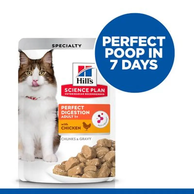Hills Science Plan Adult Perfect Digestion with Chicken - 12 x 85g