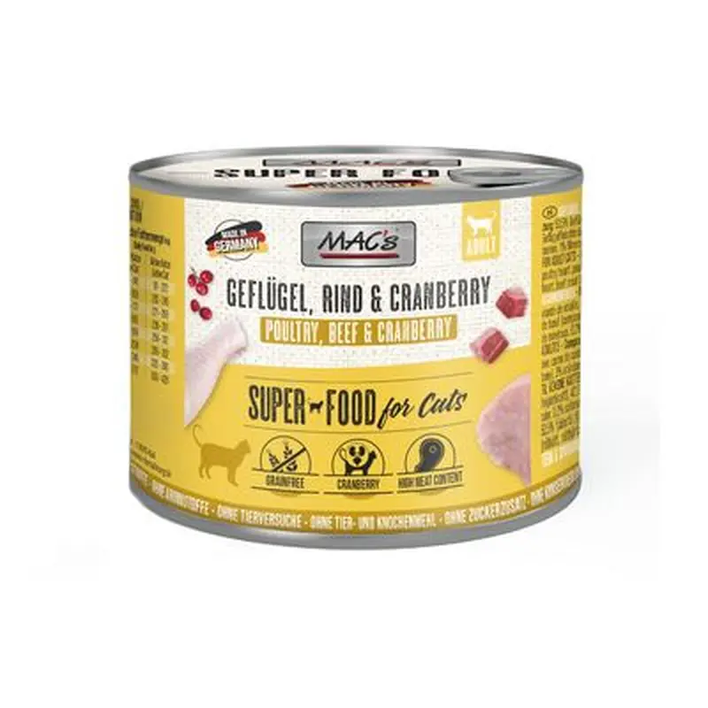 MAC's Cat Saver Pack 18 x 200g - Kitten Turkey, Beef & Duck