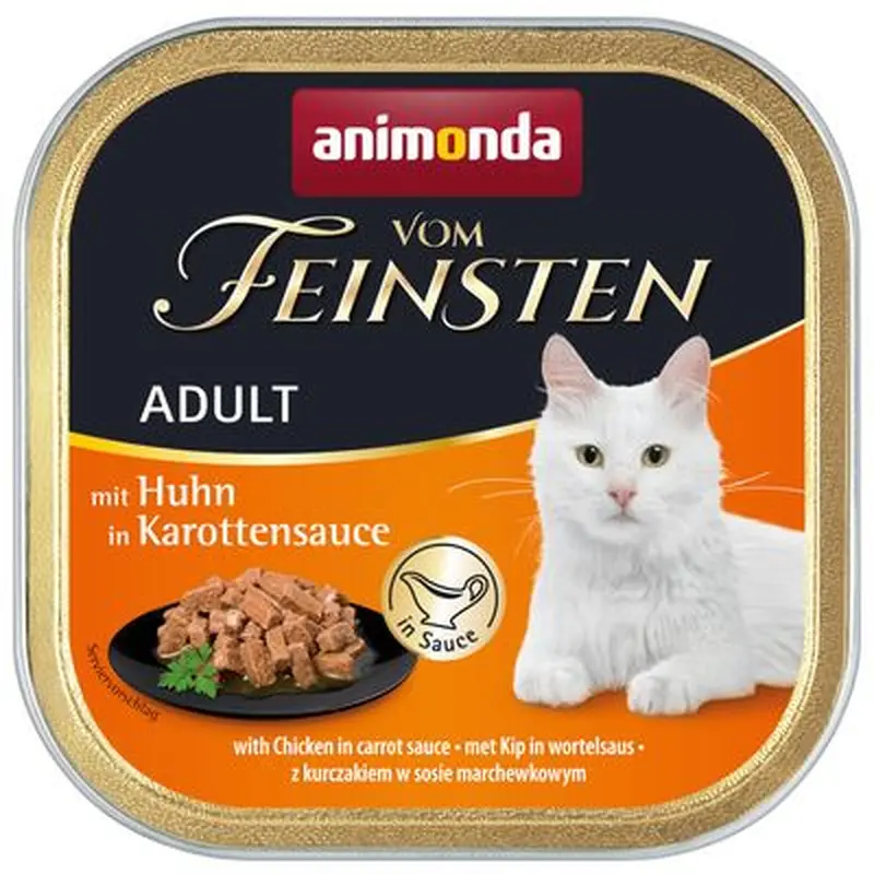 animonda vom Feinsten Adult No Grain in Sauce 6 x 100g - Salmon in a Herb Sauce