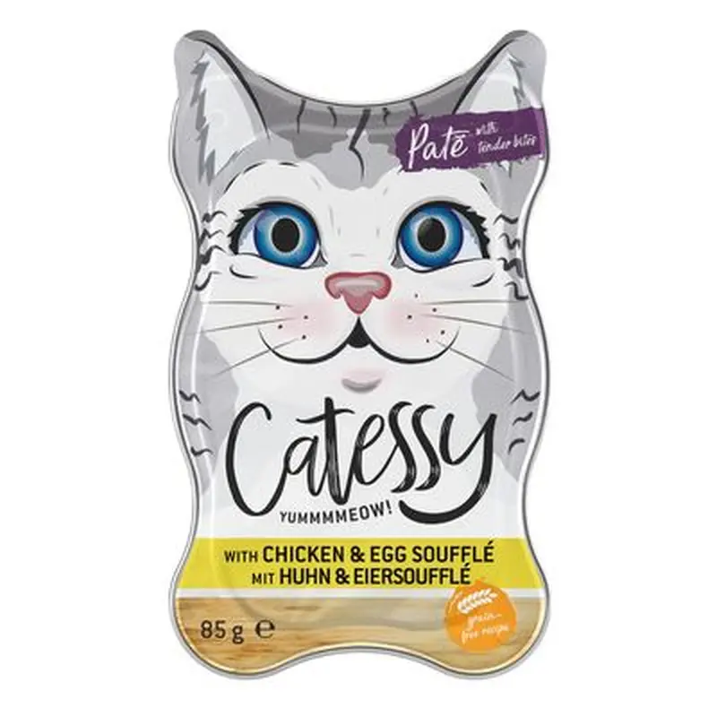 Catessy Fine Pt Tray  Chicken & Egg Souffl - Super Saver Pack: 72 x 85g