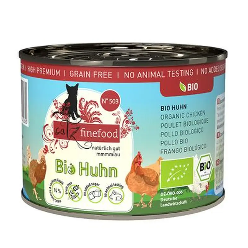 catz finefood organic 6 x 200 g - No.507 Organic beef