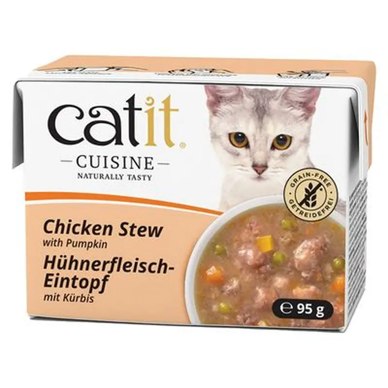 Catit Cuisine Stew Saver Pack 24 x 95g - Chicken with Squash