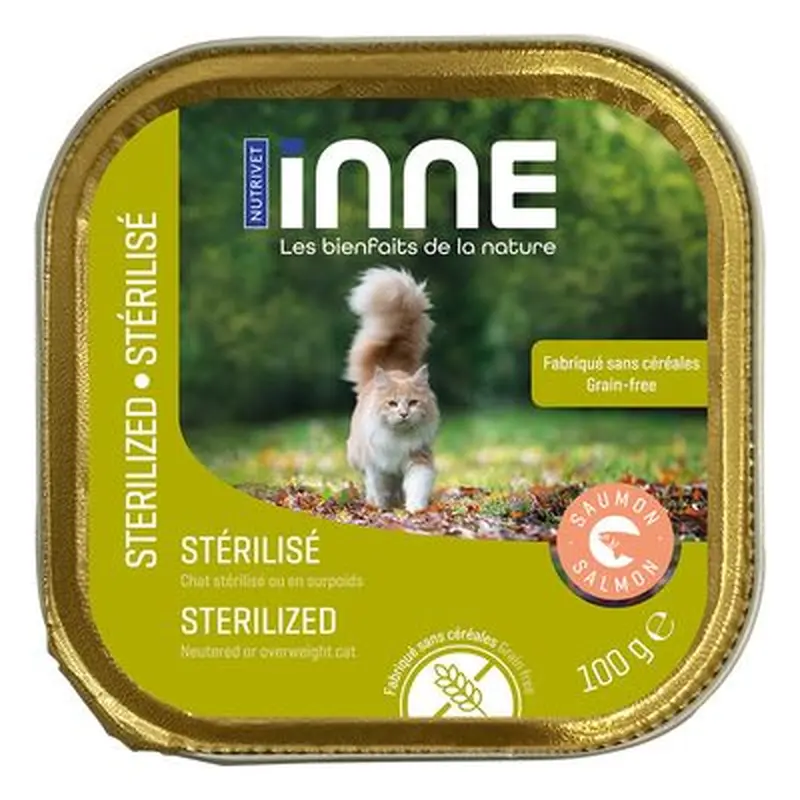 Nutrivet Inne Sterilised Cat - Salmon (16 x 100g)