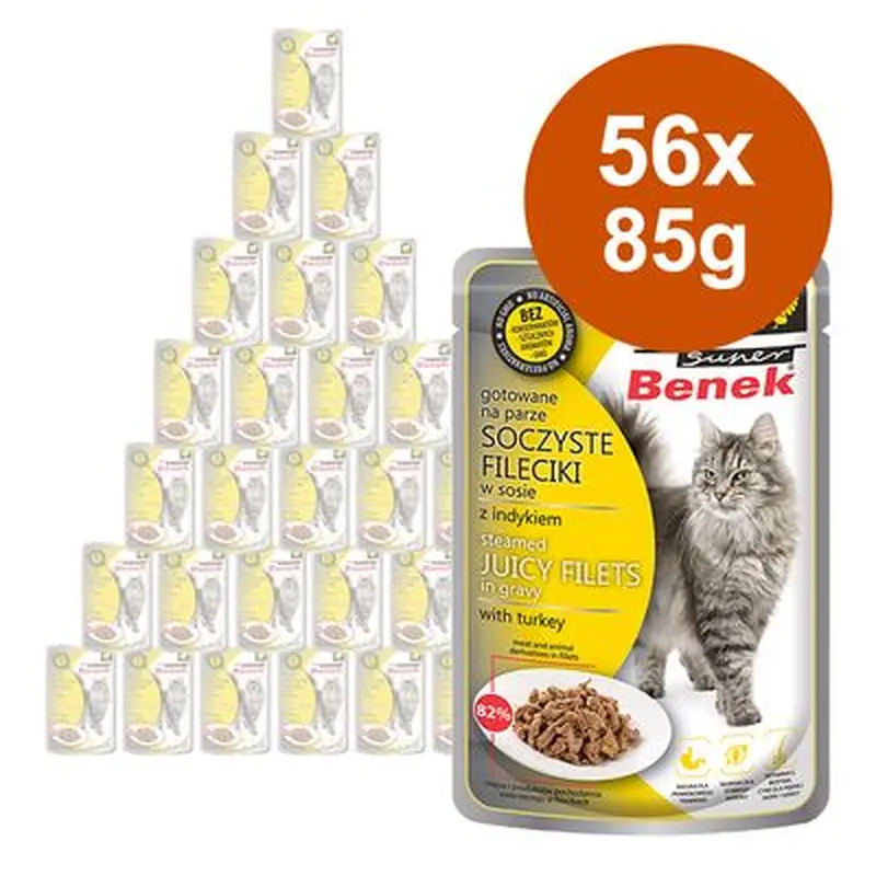 Super Benek Fillets in Sauce Saver Pack 56 x 85g - Turkey