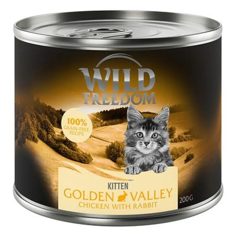 Wild Freedom Kitten 6 x 200g - Mixed Pack (3 Varieties)