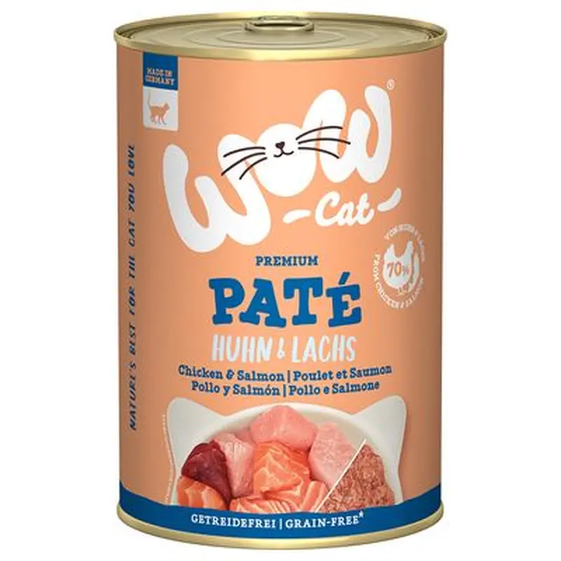 WOW Cat Adult Pat 6 x 400g - Pure Beef