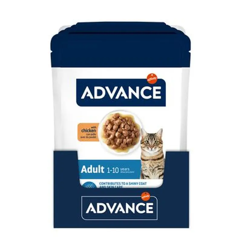 Advance Feline Adult Chicken - Saver Pack: 24 x 85g