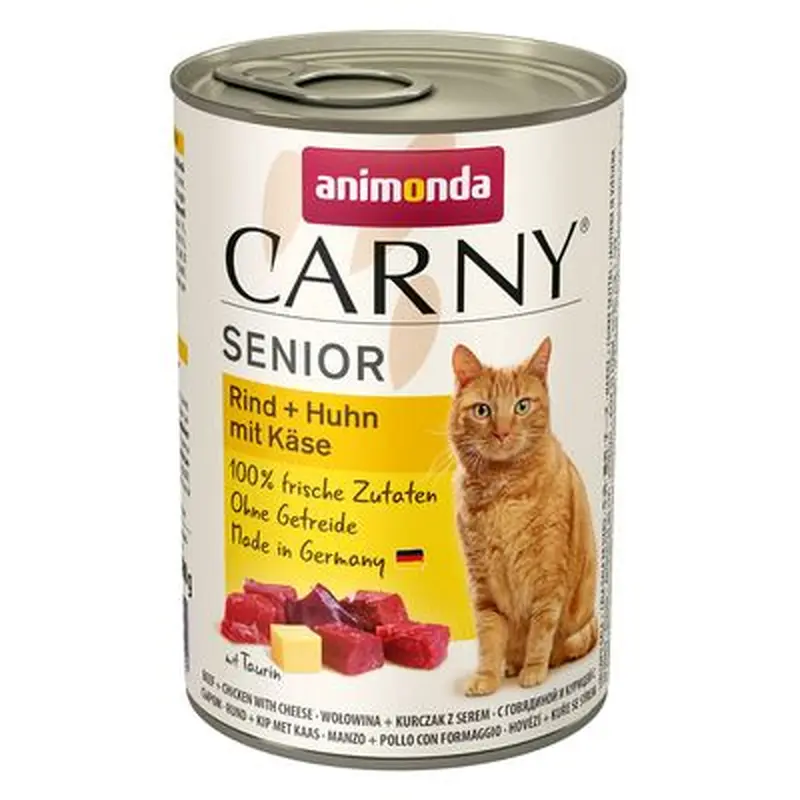 animonda Carny Senior 6 x 400g - Beef & Chicken with Cheese