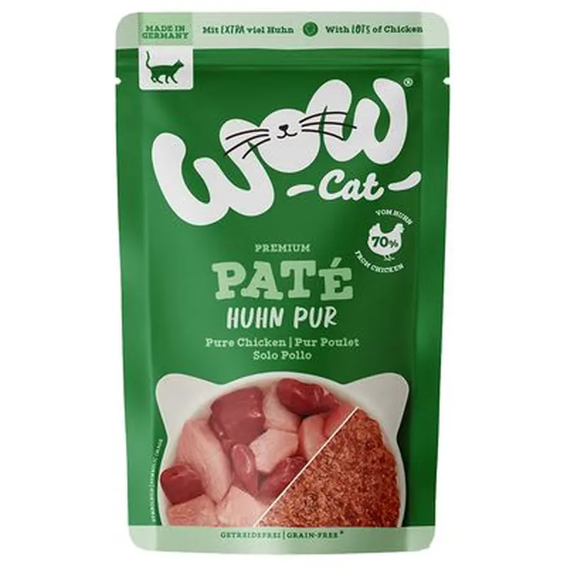 WOW Cat Adult Pt Saver Pack 24 x 125g - Pure Chicken