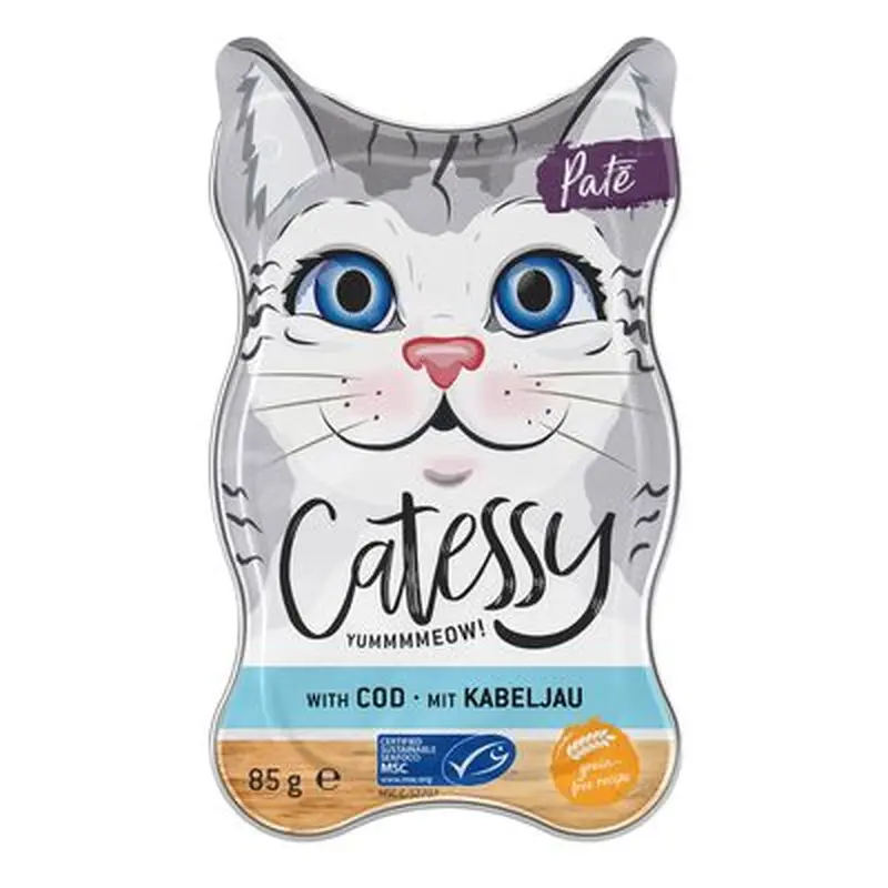 Catessy Fine Pt Tray - Cod - 18 x 85g