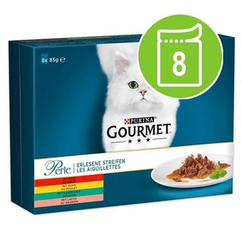 Gourmet Perle Mixed Trial Pack 8 x 85g - Delicate Fillets