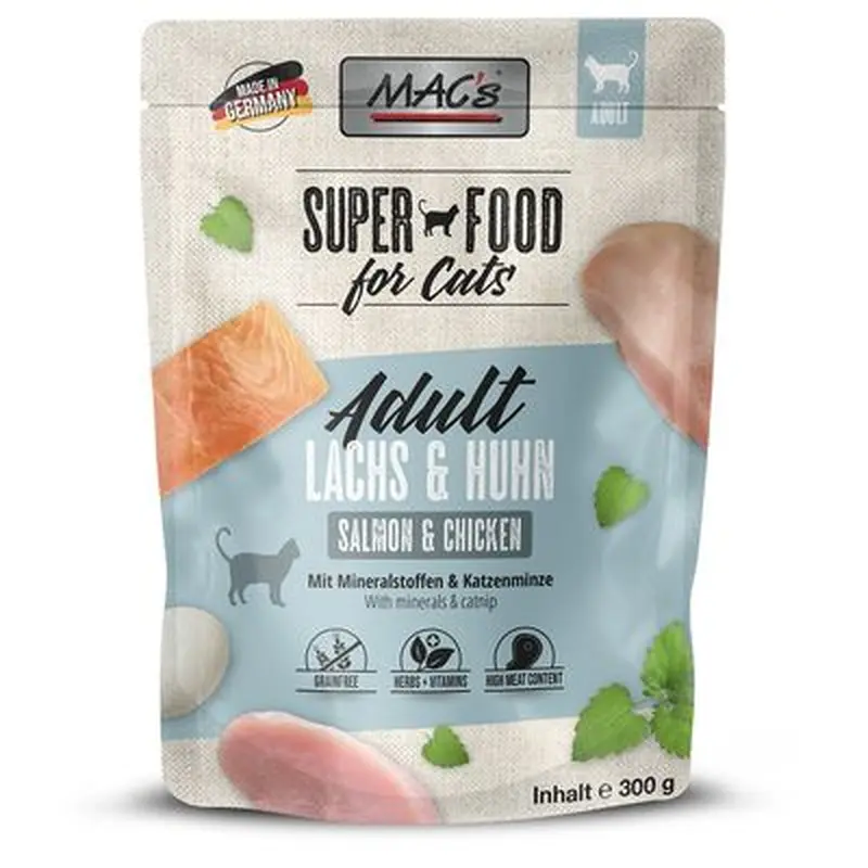MAC's Cat Pouches 6 x 300g - Duck & Poultry