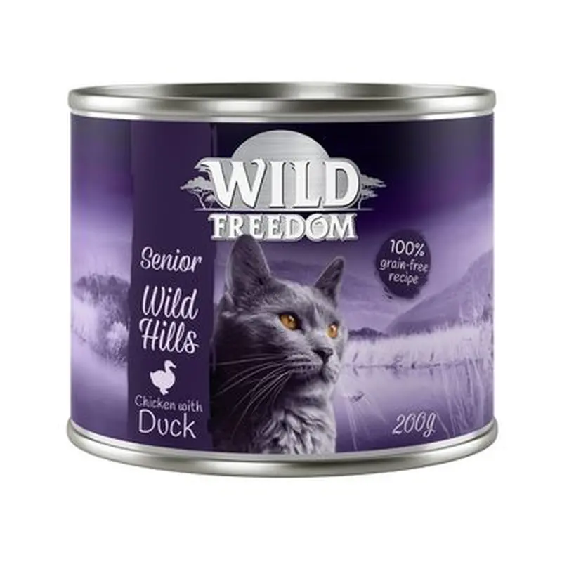 Wild Freedom Senior 6 x 200g - Wild Hills - Duck & Chicken