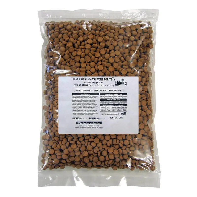 Hikari Massivore Delite Carnivore Pellets Fish Food 2.2lb LG (D)