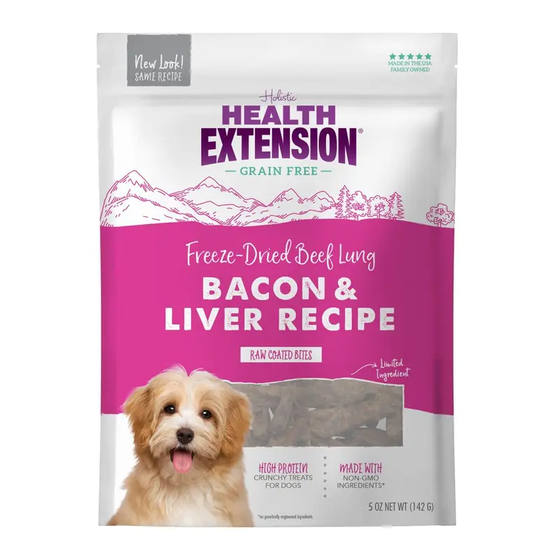 Health Extension Bully Puffs Bacon 5 oz. USA Made 