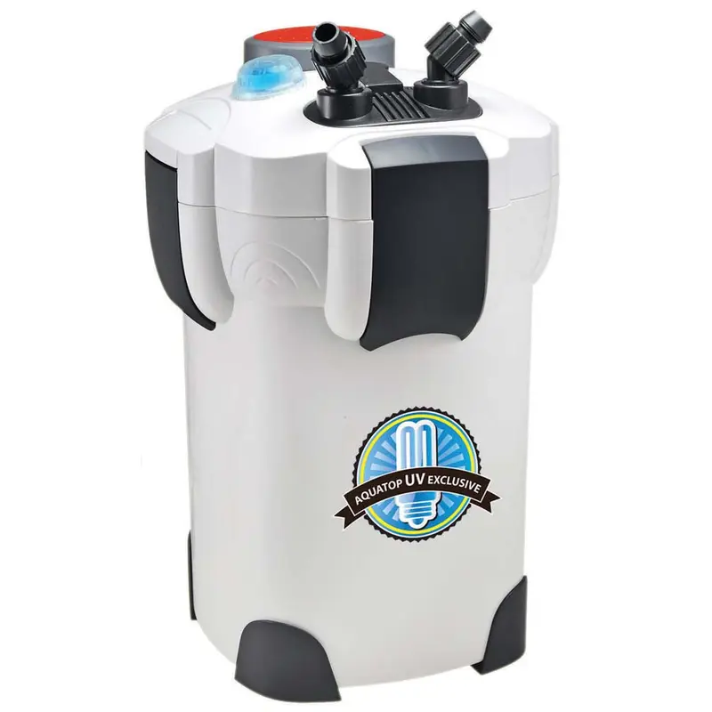 Aquatop CF500UV Canister Filter with UV Sterilization Grey
