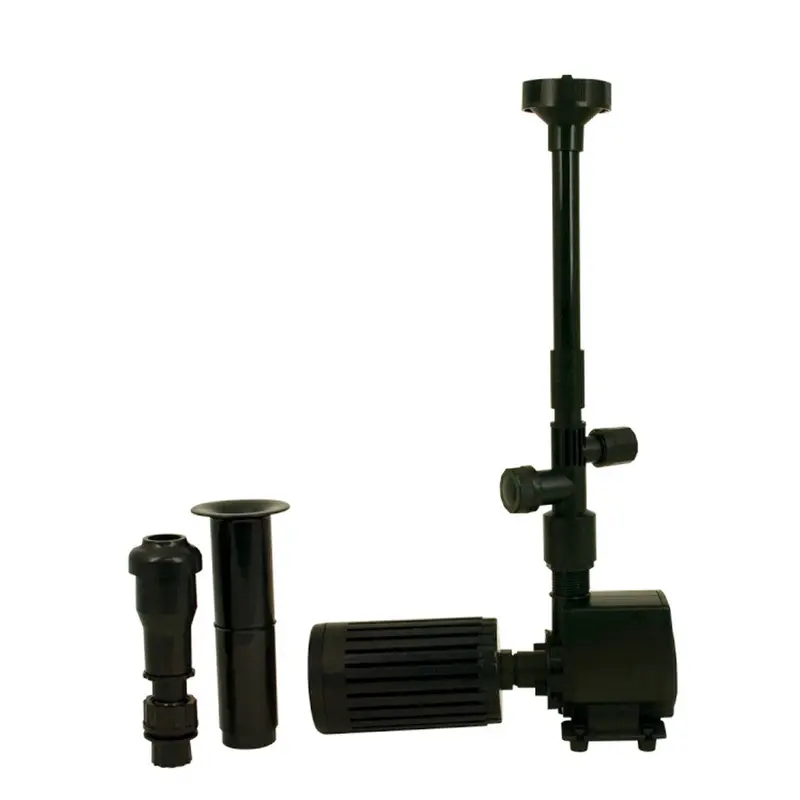 Tetra Pond FK5 Filtration Fountain Kit with Flat Box Filter Black