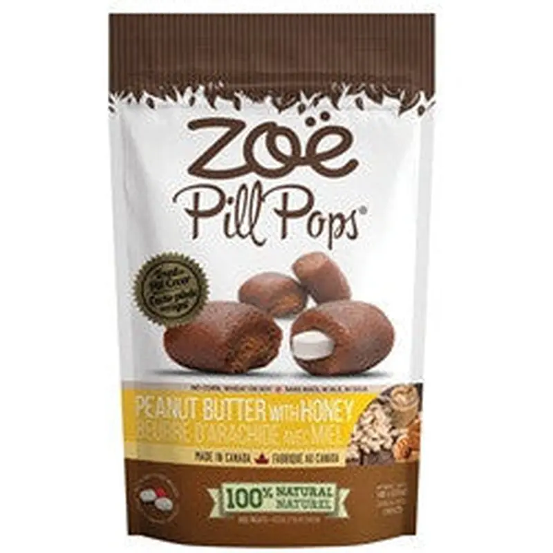 Hagen Zoe Pill Pops Peanut Butter and Honey 10x2 3.5oz 92049