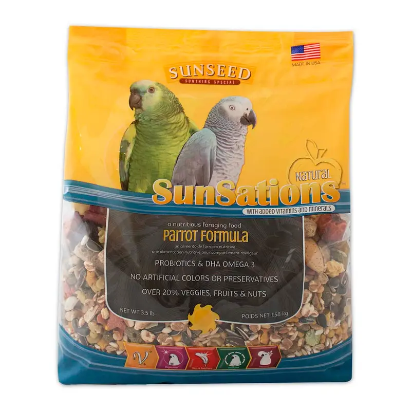 Sun Seed SunSations Natural Parrot Formula Bird Treat 3.5 lb