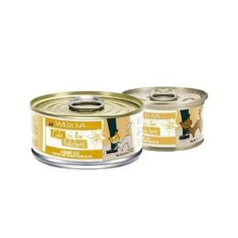Weruva Chicken & Salmon Recipe Au Jus Cans Goldie Lox Cat 24/6.0oz. 