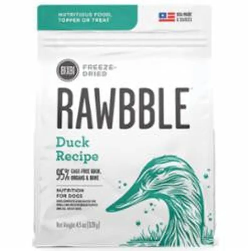Rawbble Dog Freeze-dried Duck 4.5oz 